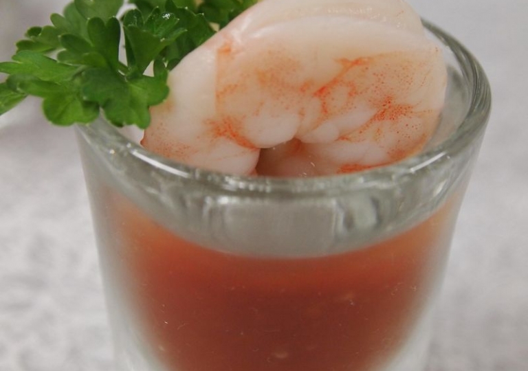 Tequila Shrimp Shooter