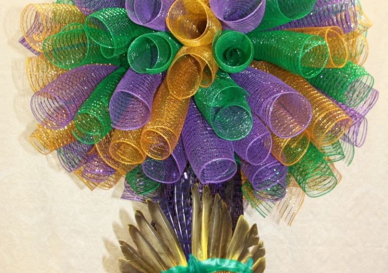 Mardi Gras Centerpiece