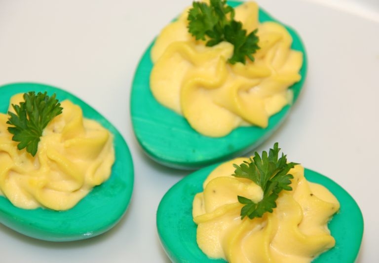 St. Patricks Day Deviled Eggs Try 