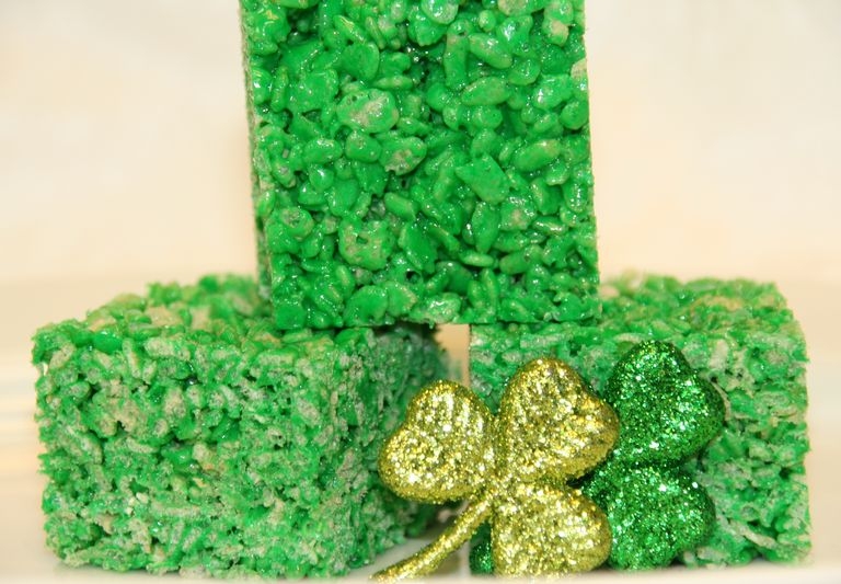 St. Patricks Day Rice Krispy Treats.JPG