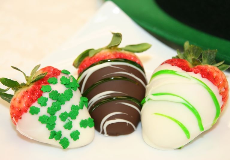 St. PAtricks Day Strawberries 